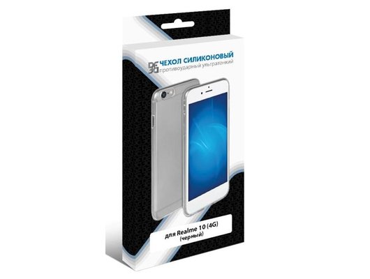 Чехол DF для Realme 10 (4G) rmCase-25 (black)